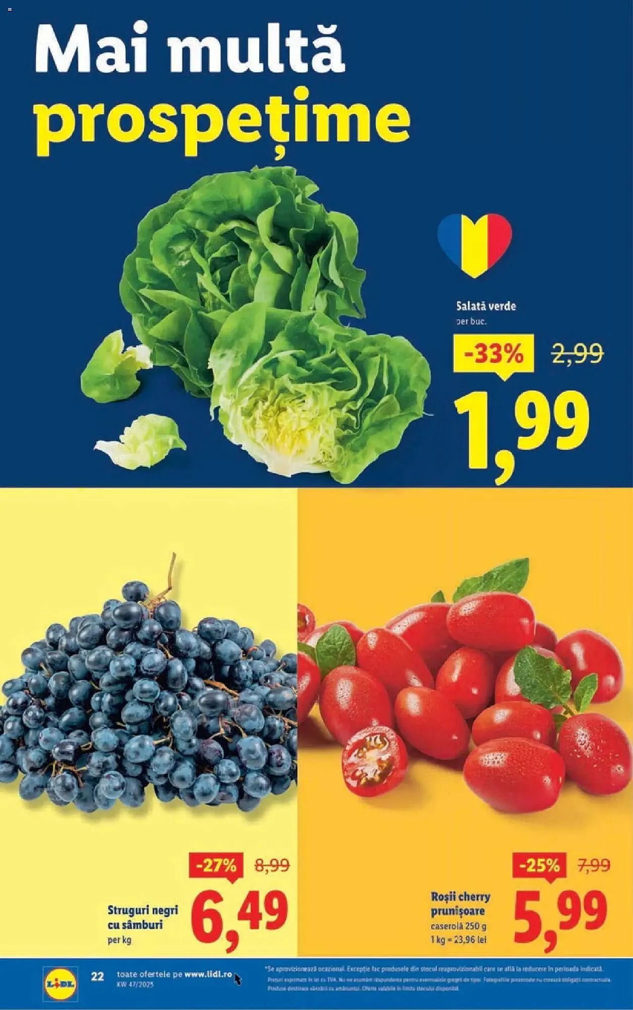 Catalog Catalog Lidl de la 16 noiembrie până la 23 noiembrie 2025 - Revista Pagina 22