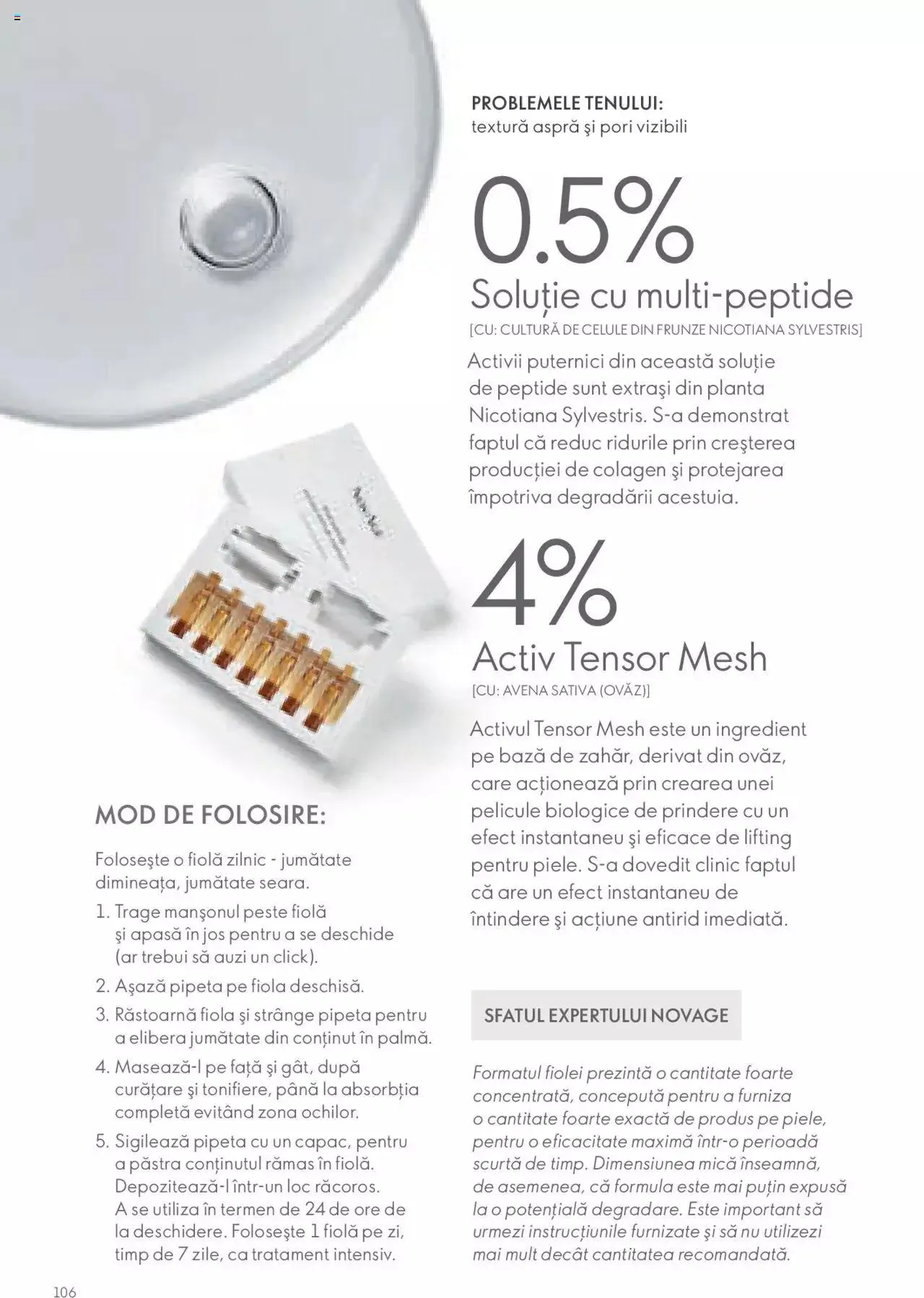 Catalog Oriflame catalog - Ghidul NOVAGE+ de la 1 martie până la 31 decembrie 2023 - Revista Pagina 106