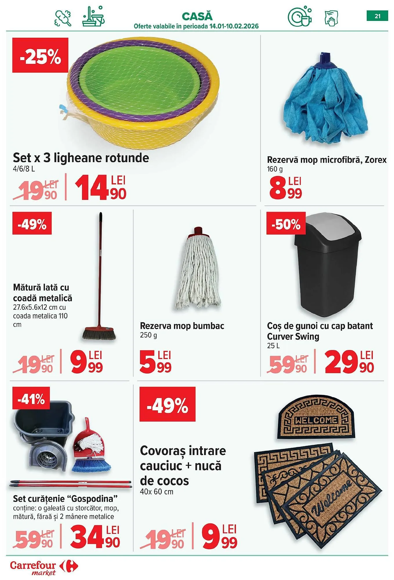 Catalog Catalog Carrefour Market de la 14 ianuarie până la 20 ianuarie 2026 - Revista Pagina 12