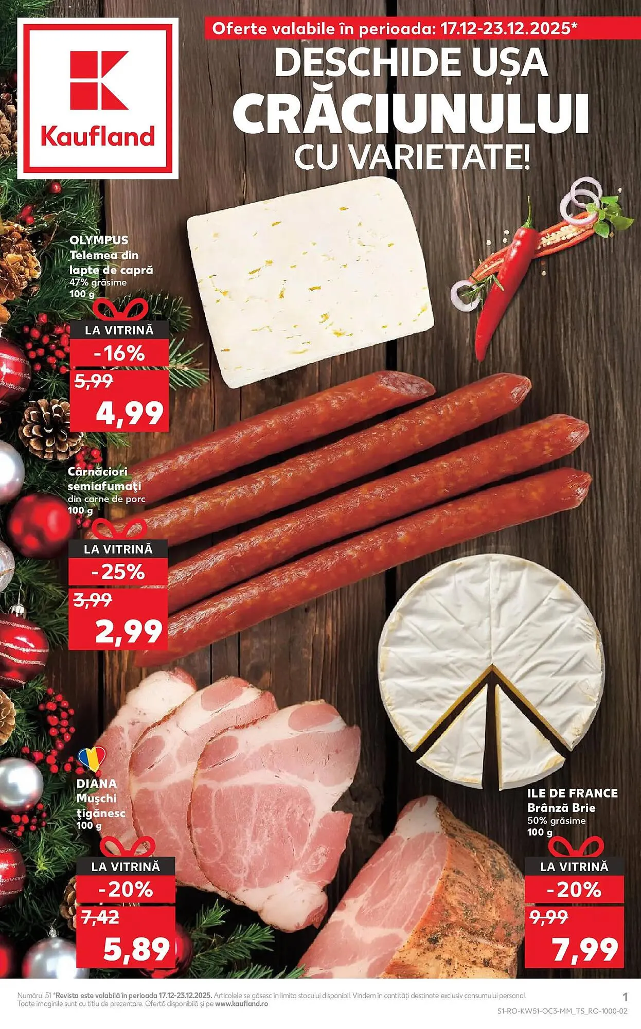 Catalog Catalog Kaufland de la 17 decembrie până la 23 decembrie 2025 - Revista Pagina 1