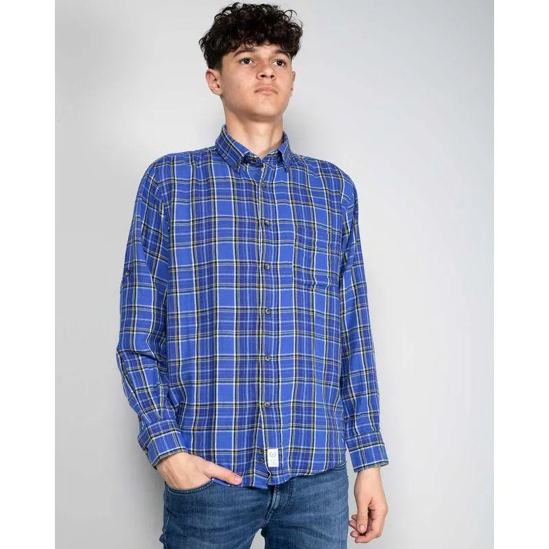 Camasa din bumbac cu maneci ajustabile 24KOS01007