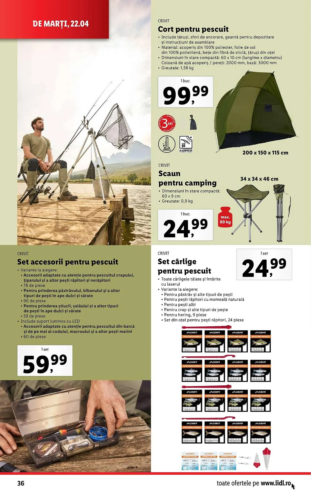 Catalog Catalog Lidl de la 22 aprilie până la 27 aprilie 2025 - Revista Pagina 36