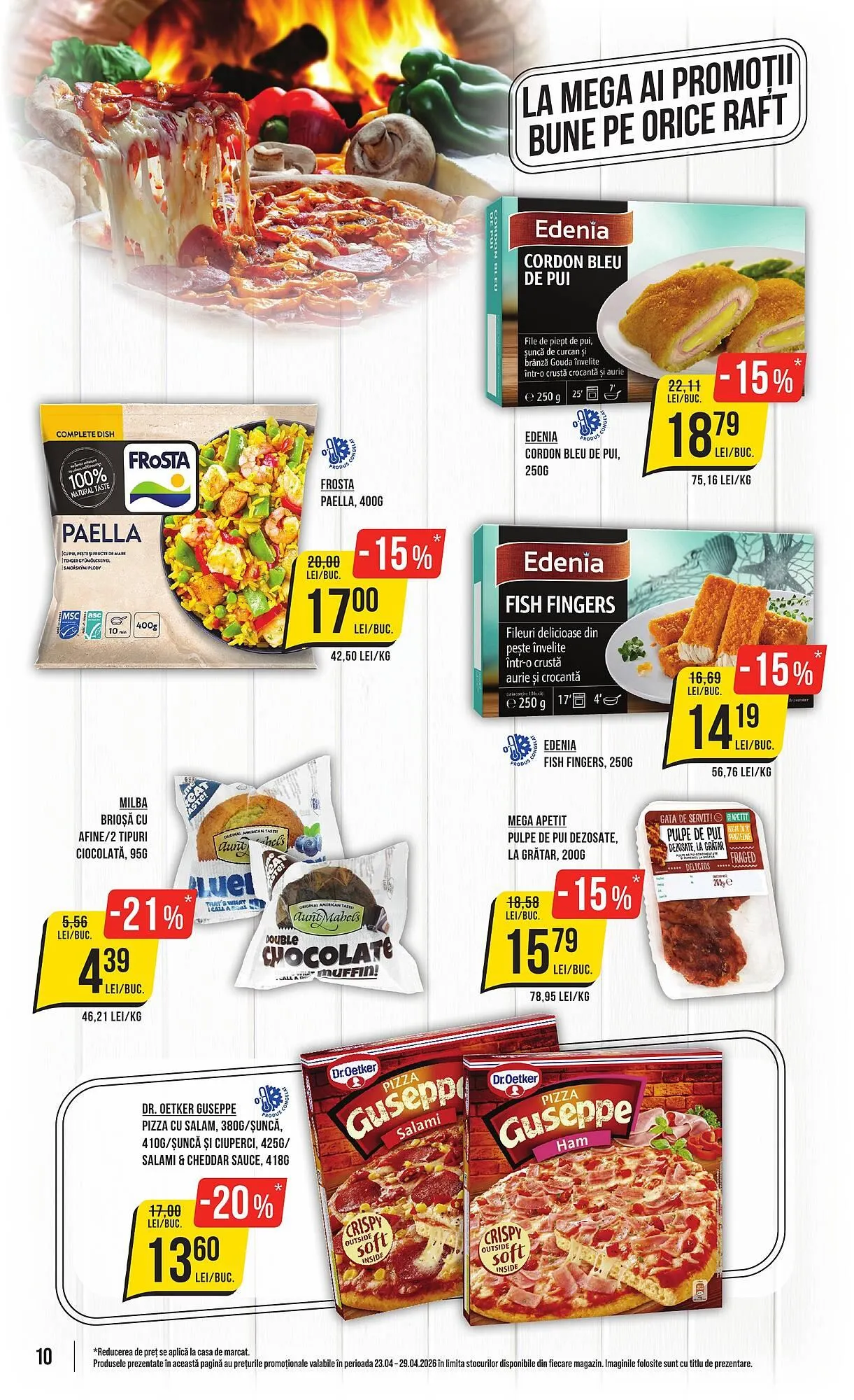 Catalog Catalog Mega Image de la 23 aprilie până la 29 aprilie 2026 - Revista Pagina 10