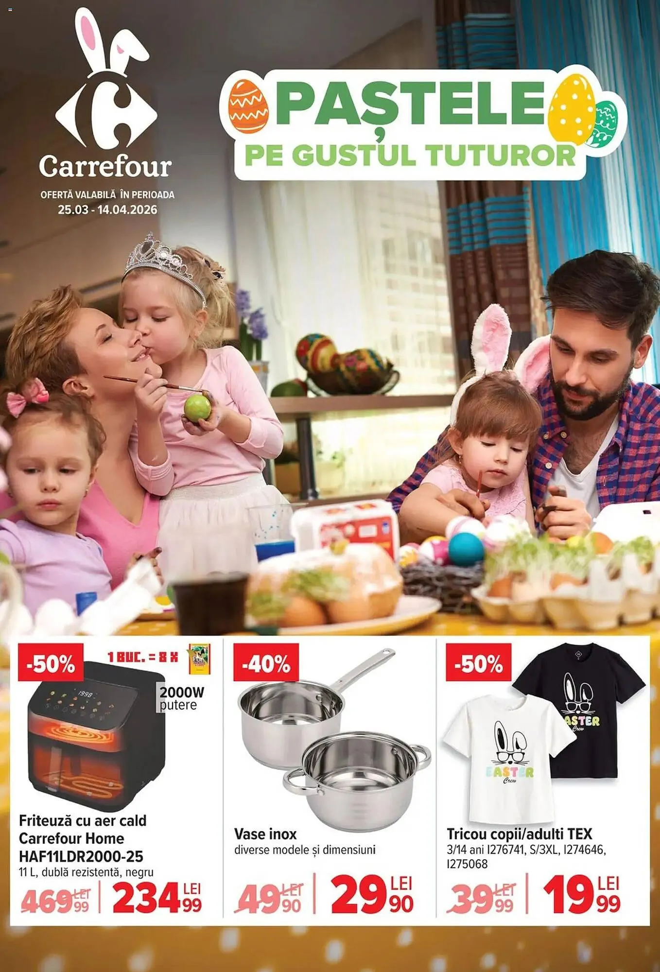 Catalog Catalog Carrefour de la 25 martie până la 14 aprilie 2026 - Revista Pagina 1