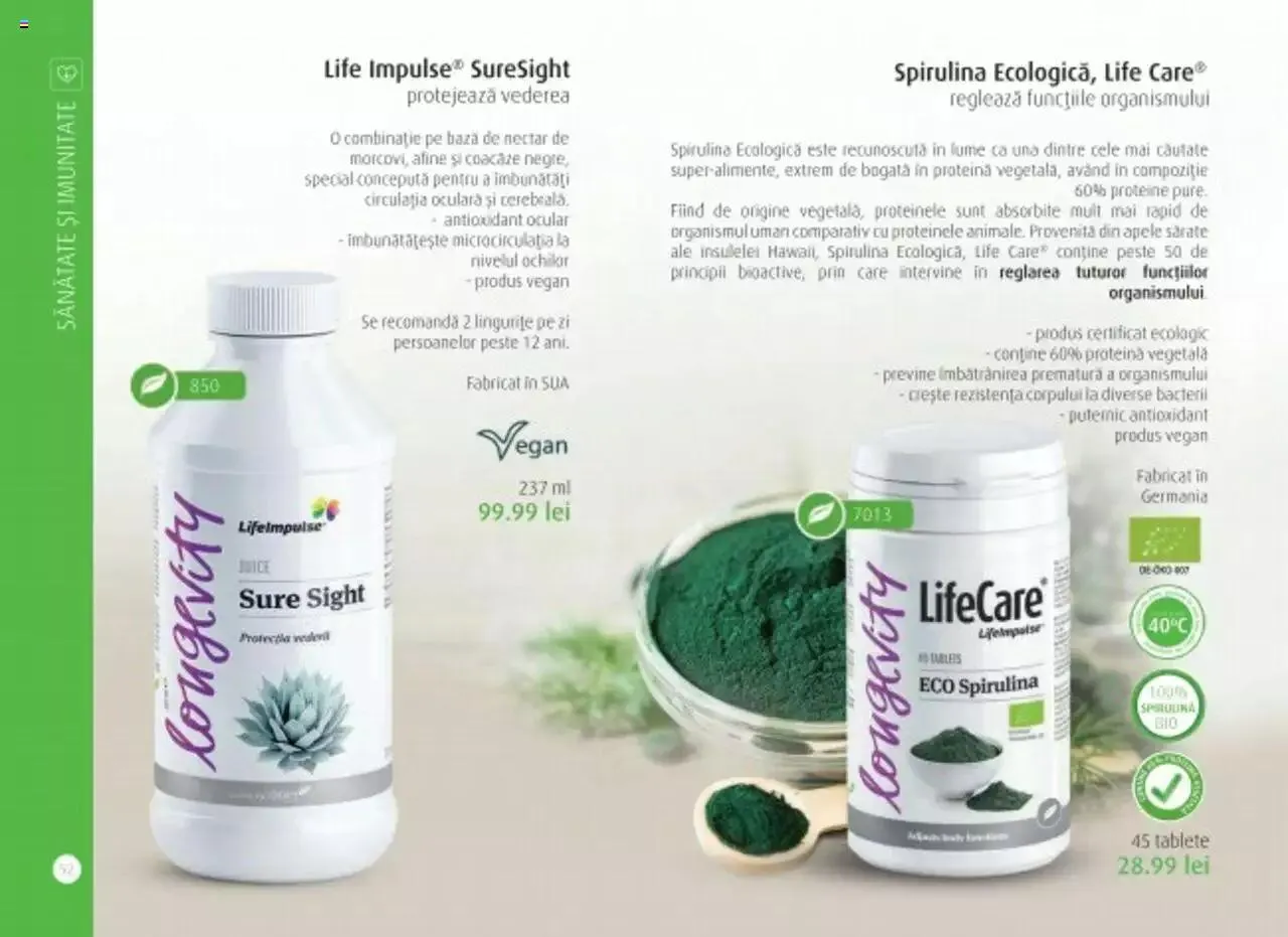 Catalog Catalog Life Care de la 1 septembrie până la 31 decembrie 2023 - Revista Pagina 54