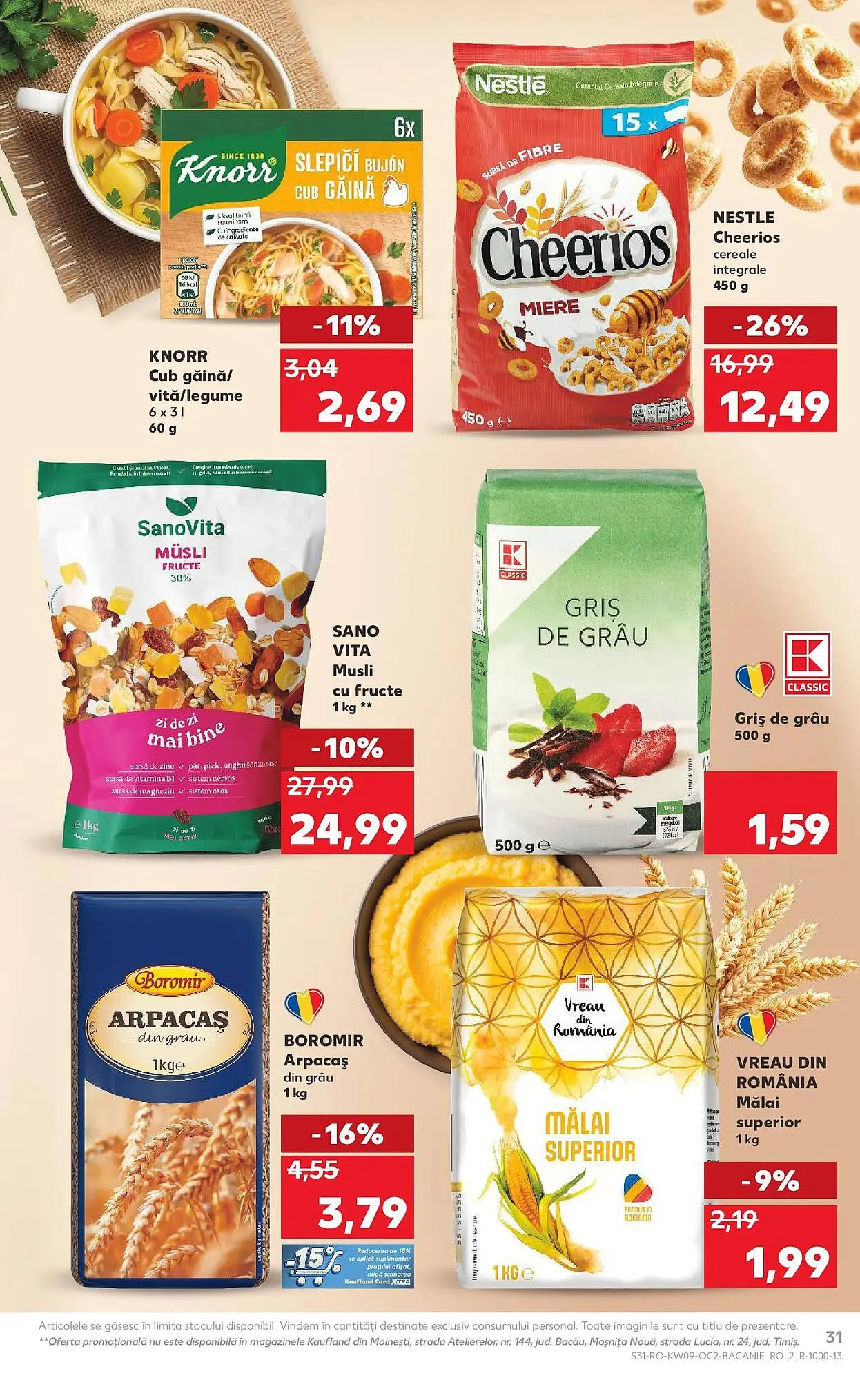 Catalog Catalog Kaufland de la 25 februarie până la 3 martie 2026 - Revista Pagina 31