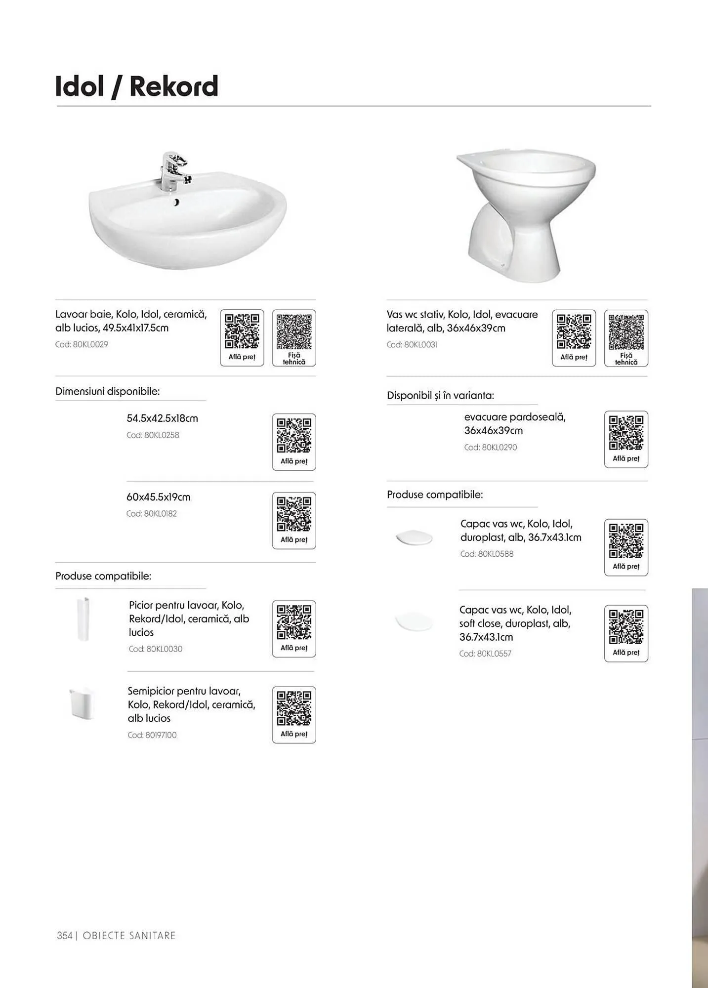 Catalog Catalog Romstal de la 1 aprilie până la 31 decembrie 2026 - Revista Pagina 354