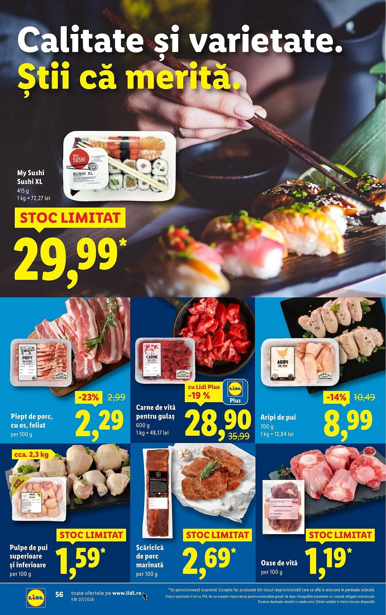 Catalog Catalog Lidl de la 9 februarie până la 15 februarie 2026 - Revista Pagina 56