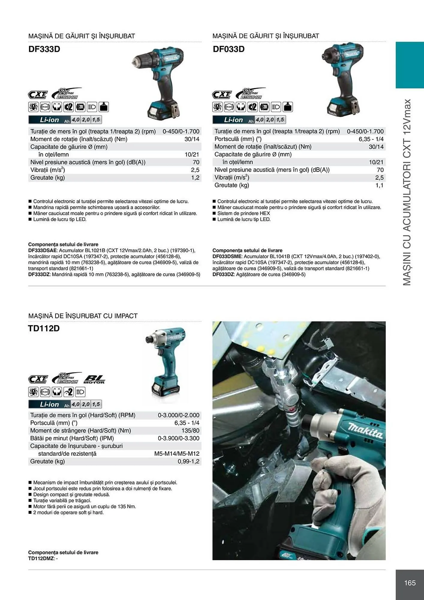 Catalog Catalog Makita de la 28 aprilie până la 31 decembrie 2026 - Revista Pagina 165