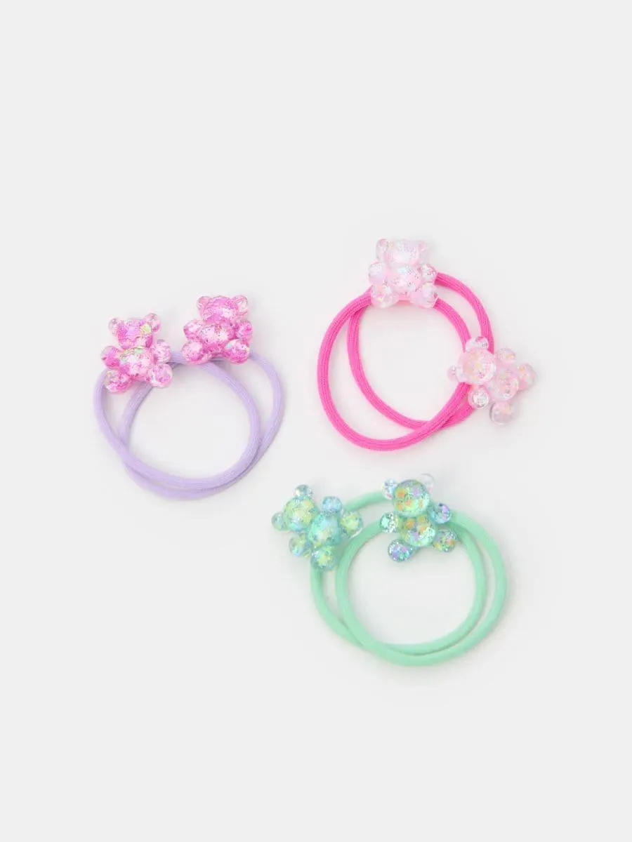 Set de 6 de elastice de păr