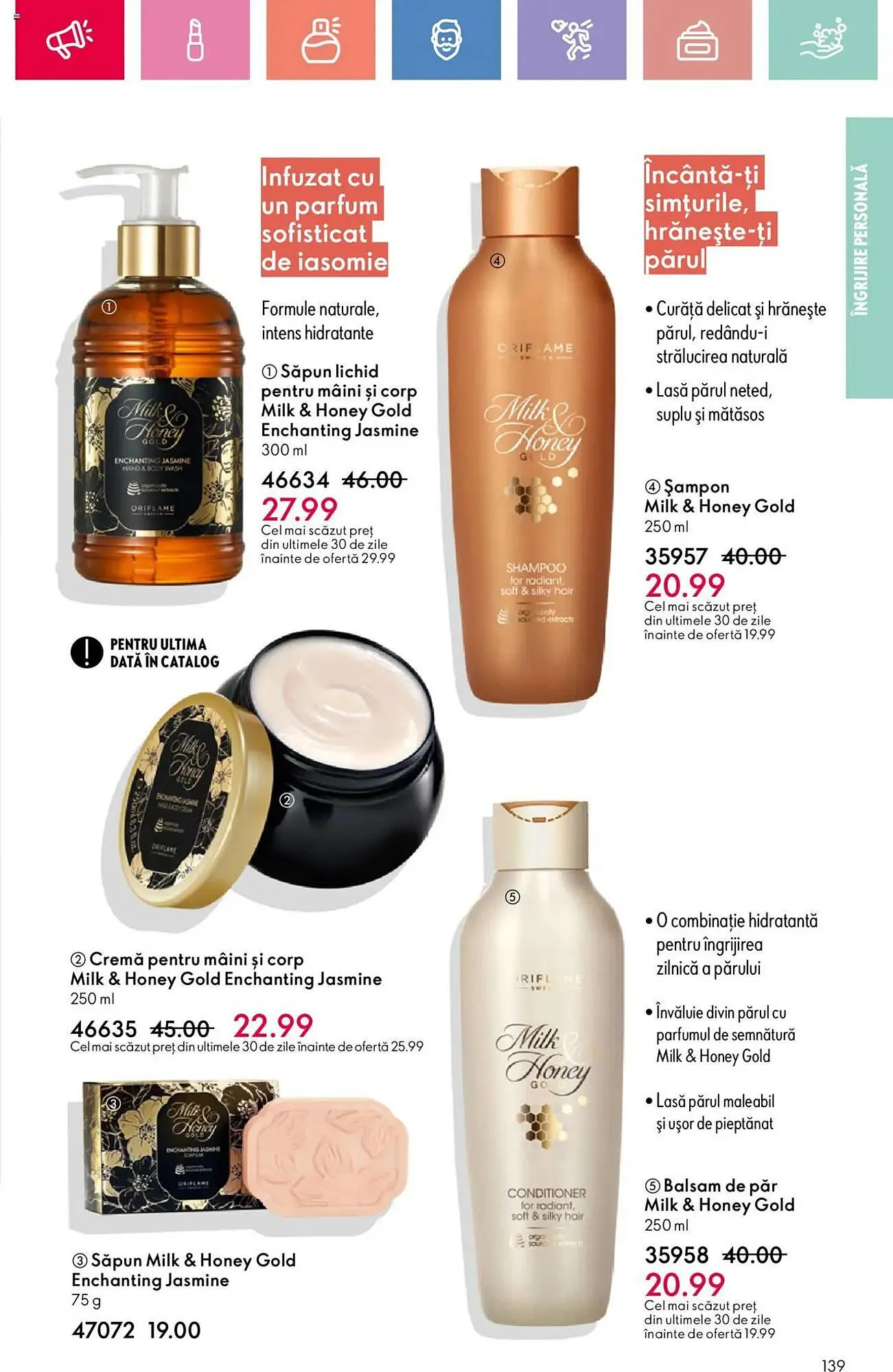 Catalog Catalog Oriflame de la 15 iunie până la 5 iulie 2025 - Revista Pagina 139