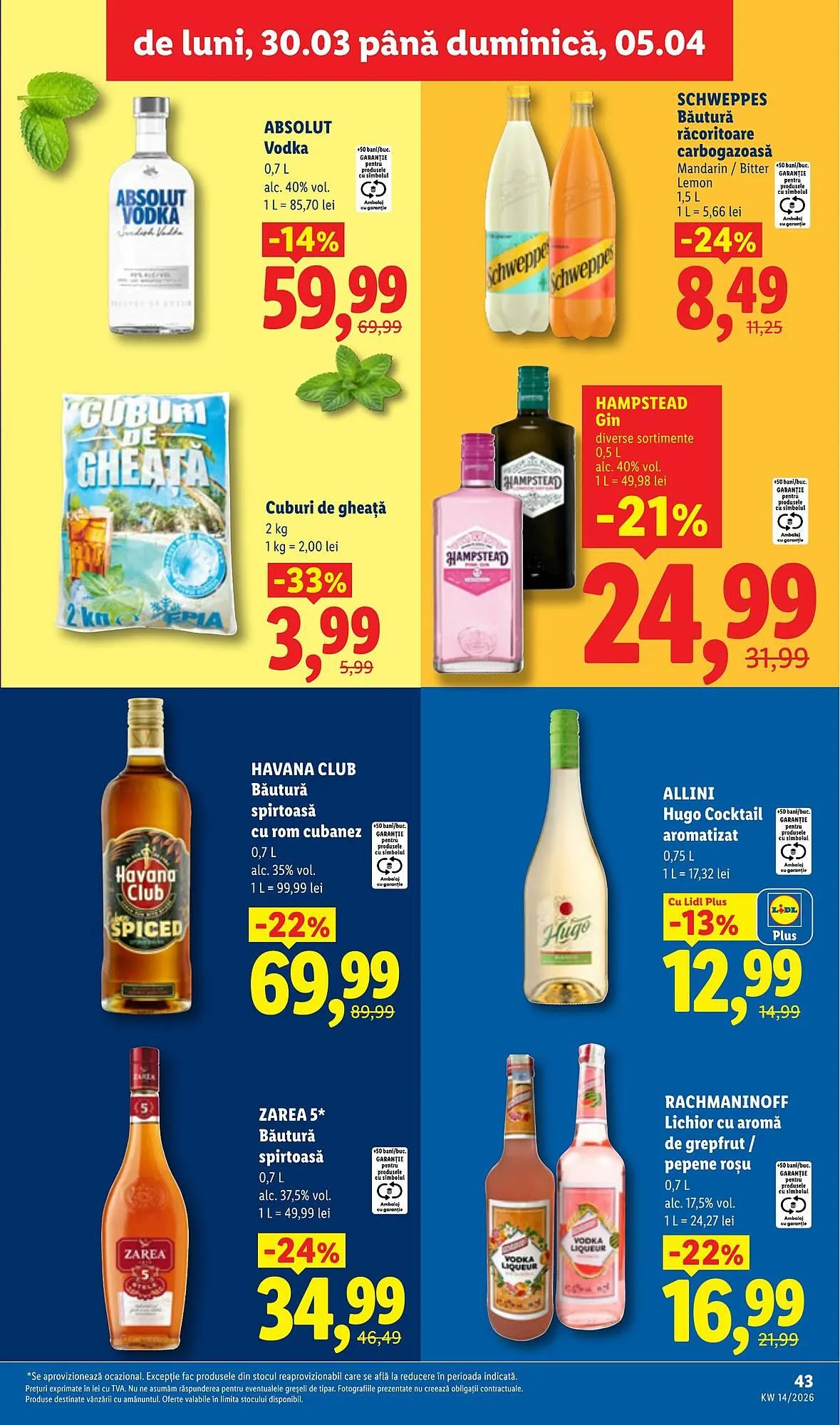 Catalog Catalog Lidl de la 30 martie până la 5 aprilie 2026 - Revista Pagina 43