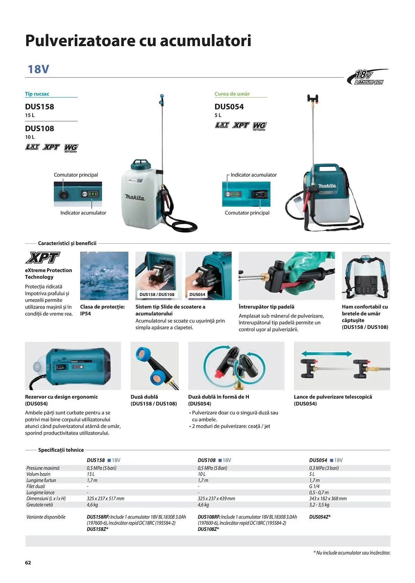 Catalog Сatalog Makita de la 6 februarie până la 31 decembrie 2024 - Revista Pagina 62