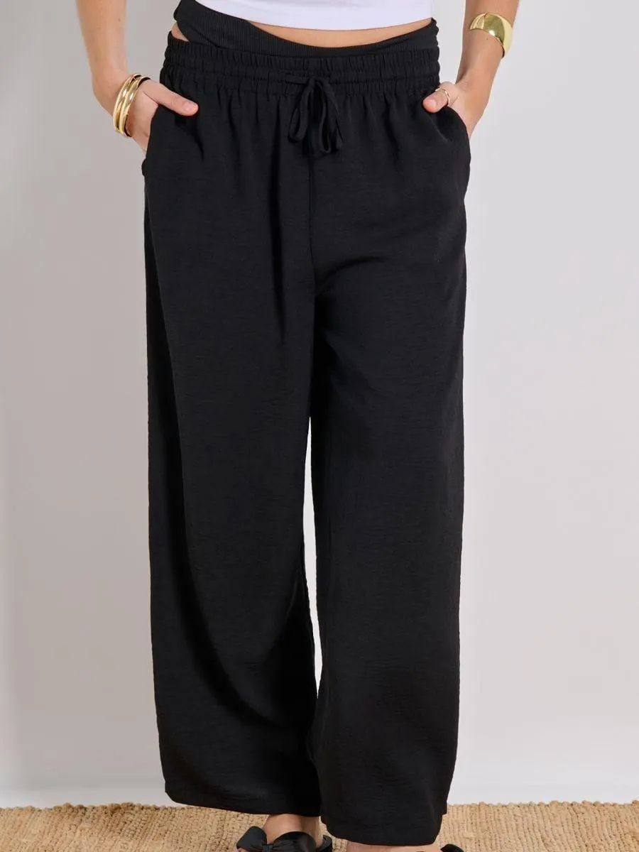 Pantaloni wide leg