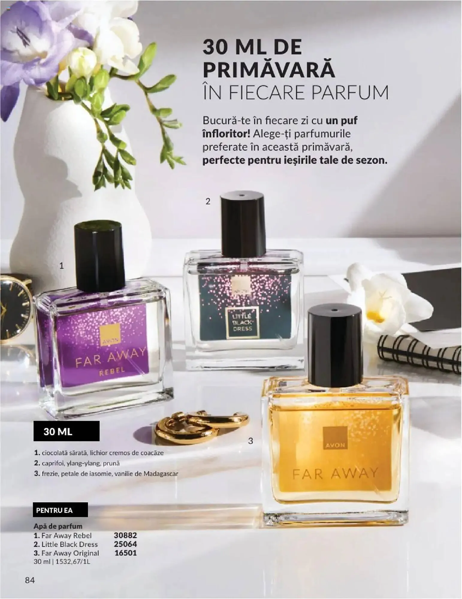 Catalog Catalog Avon de la 1 aprilie până la 30 aprilie 2025 - Revista Pagina 84
