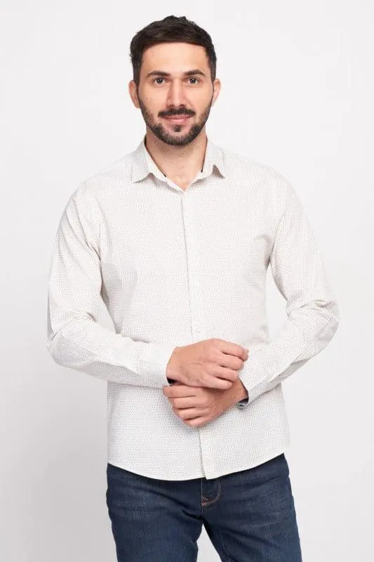 Lee Cooper - Camasa barbat slim cu maneca lunga imprimata