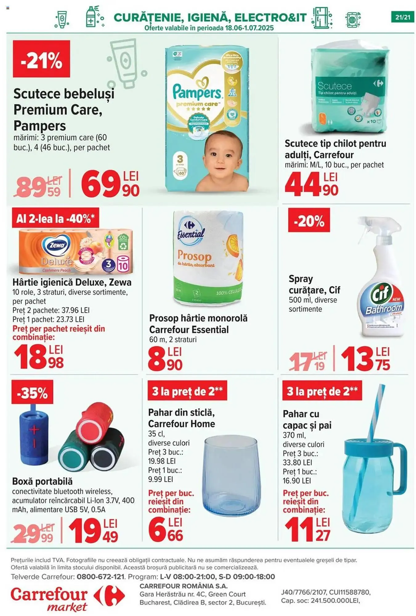 Catalog Catalog Carrefour Market de la 25 iunie până la 1 iulie 2025 - Revista Pagina 21
