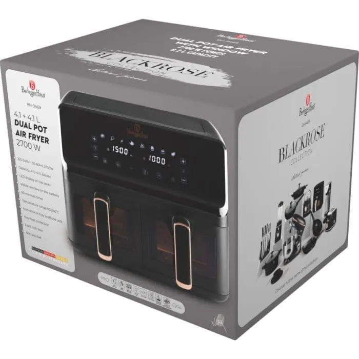 Friteuza dubla 4.1 + 4.1 Black Rose Berlinger Haus BH 9469