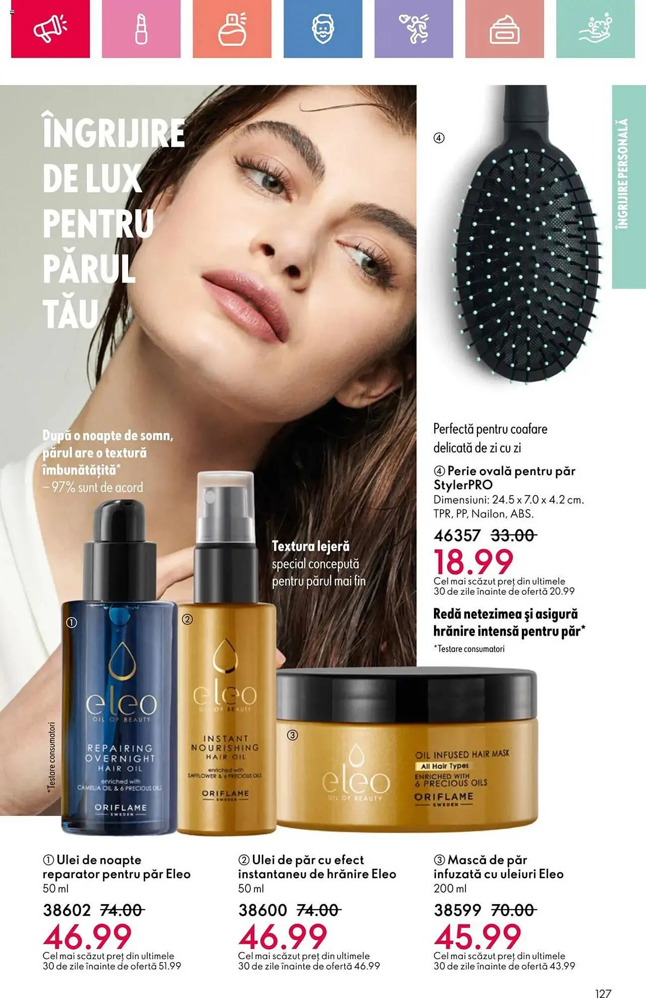 Catalog Catalog Oriflame de la 23 martie până la 12 aprilie 2025 - Revista Pagina 127