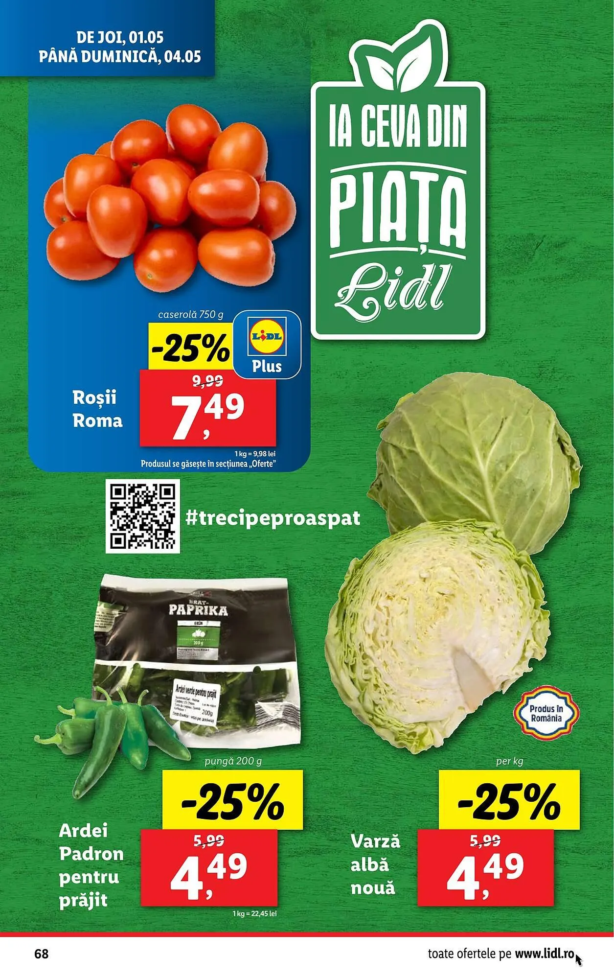 Catalog Catalog Lidl de la 22 aprilie până la 27 aprilie 2025 - Revista Pagina 68