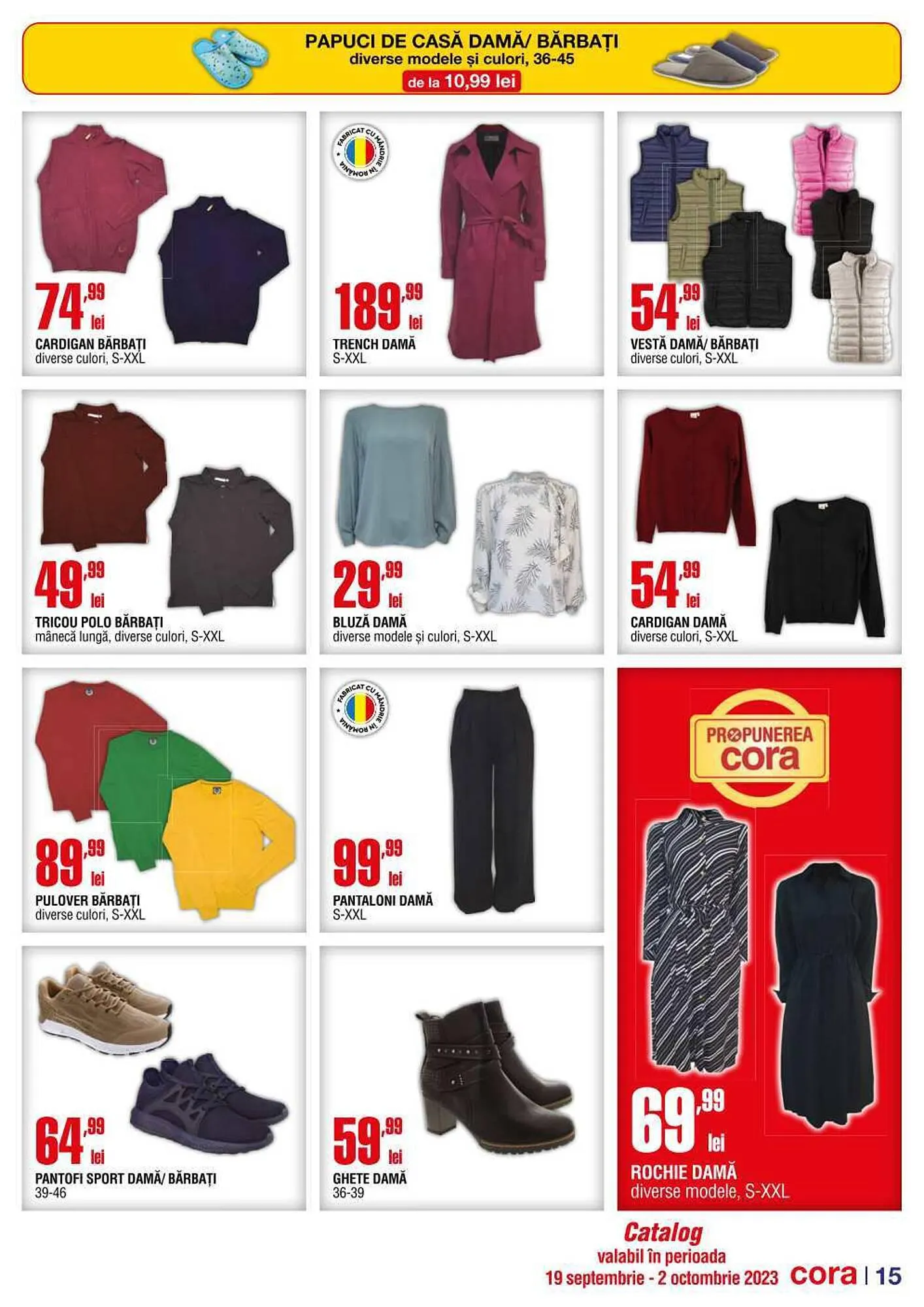 Catalog Cora catalog de la 19 septembrie până la 2 octombrie 2023 - Revista Pagina 15