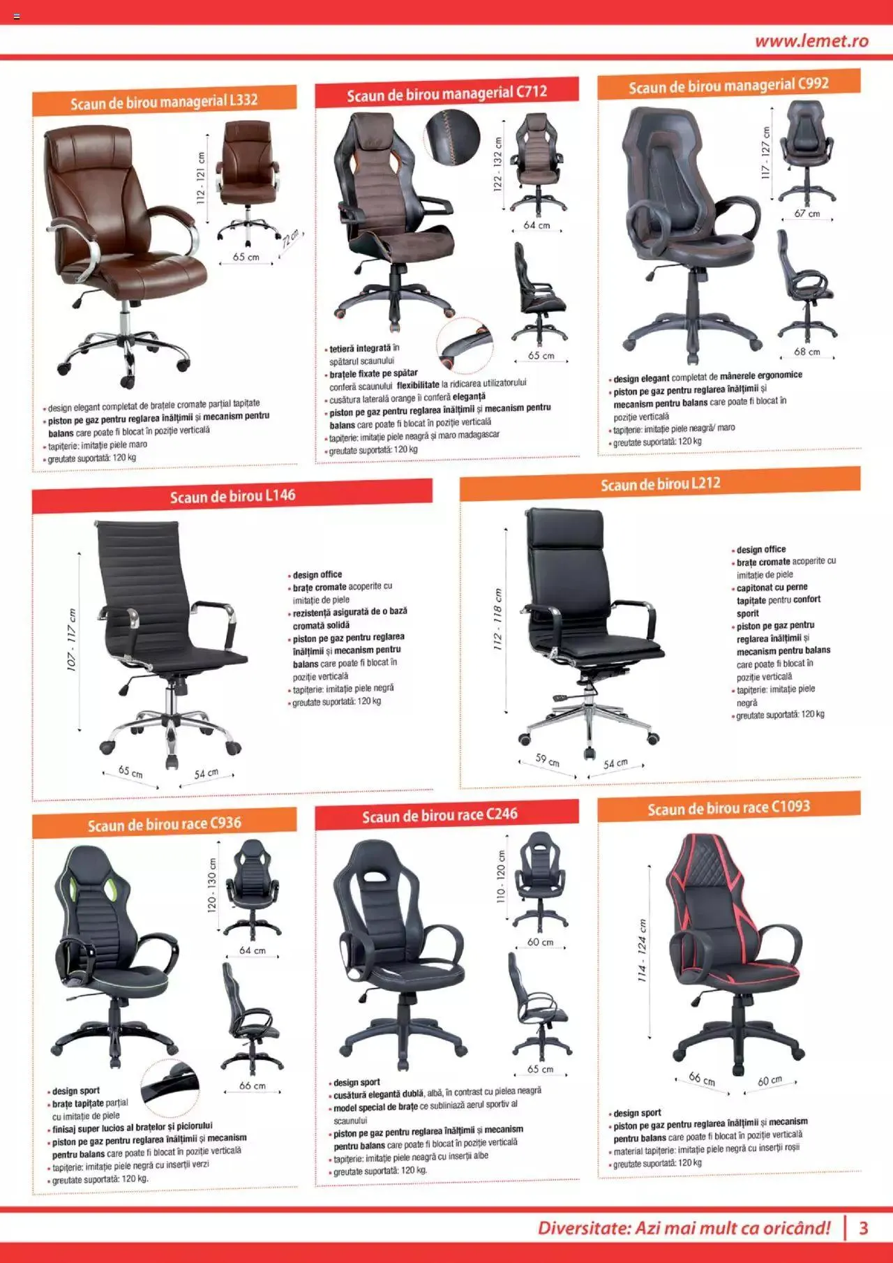 Catalog Lem’s - Scaune de birou de la 1 septembrie până la 31 decembrie 2023 - Revista Pagina 3