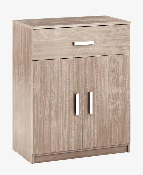 Comodă 1 sertar 2 uși TAPDRUP stejar deschis