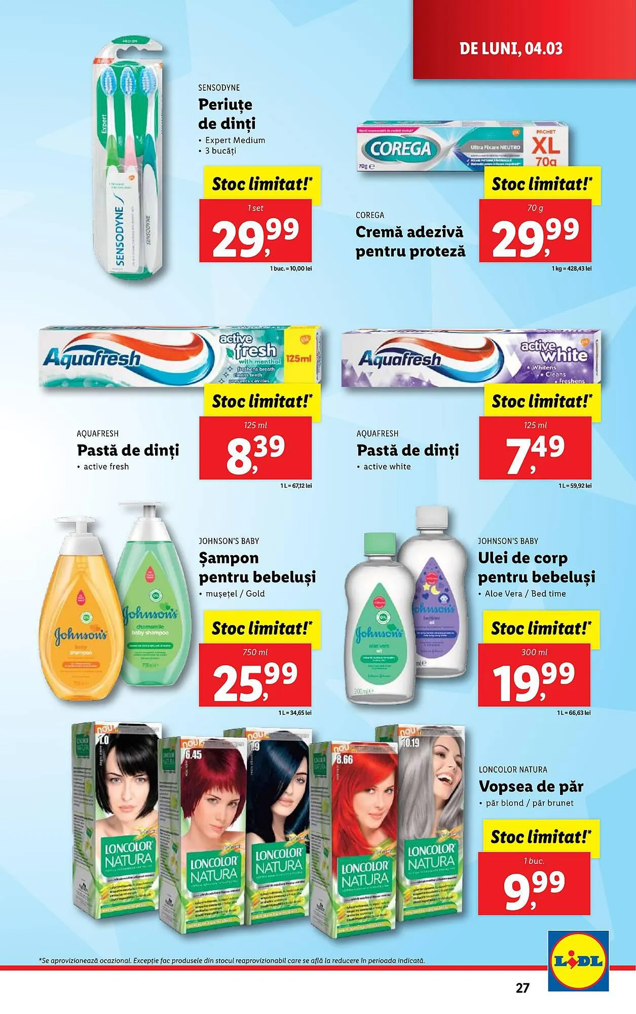 Catalog Lidl catalog de la 4 martie până la 10 martie 2024 - Revista Pagina 27