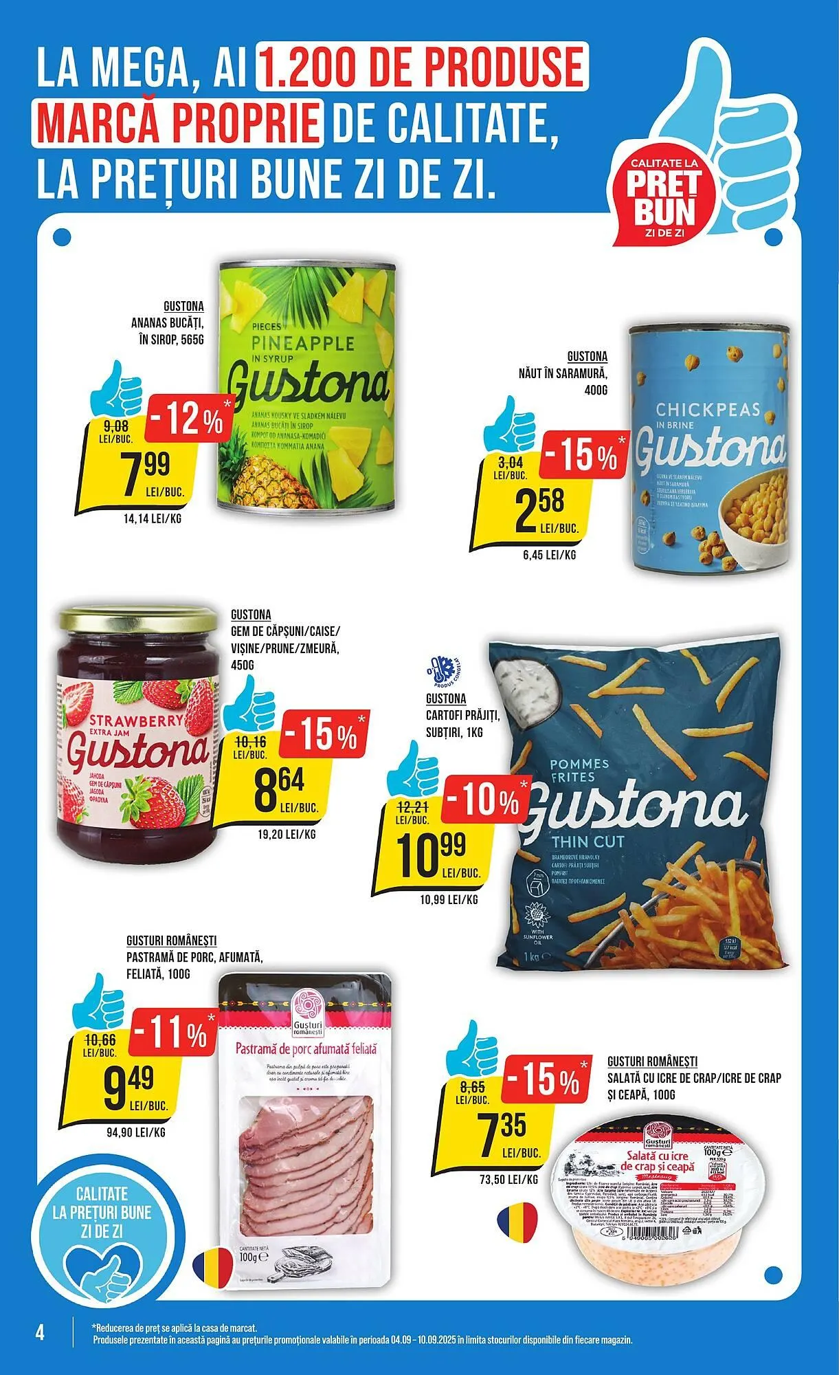 Catalog Catalog Mega Image de la 4 septembrie până la 10 septembrie 2025 - Revista Pagina 4