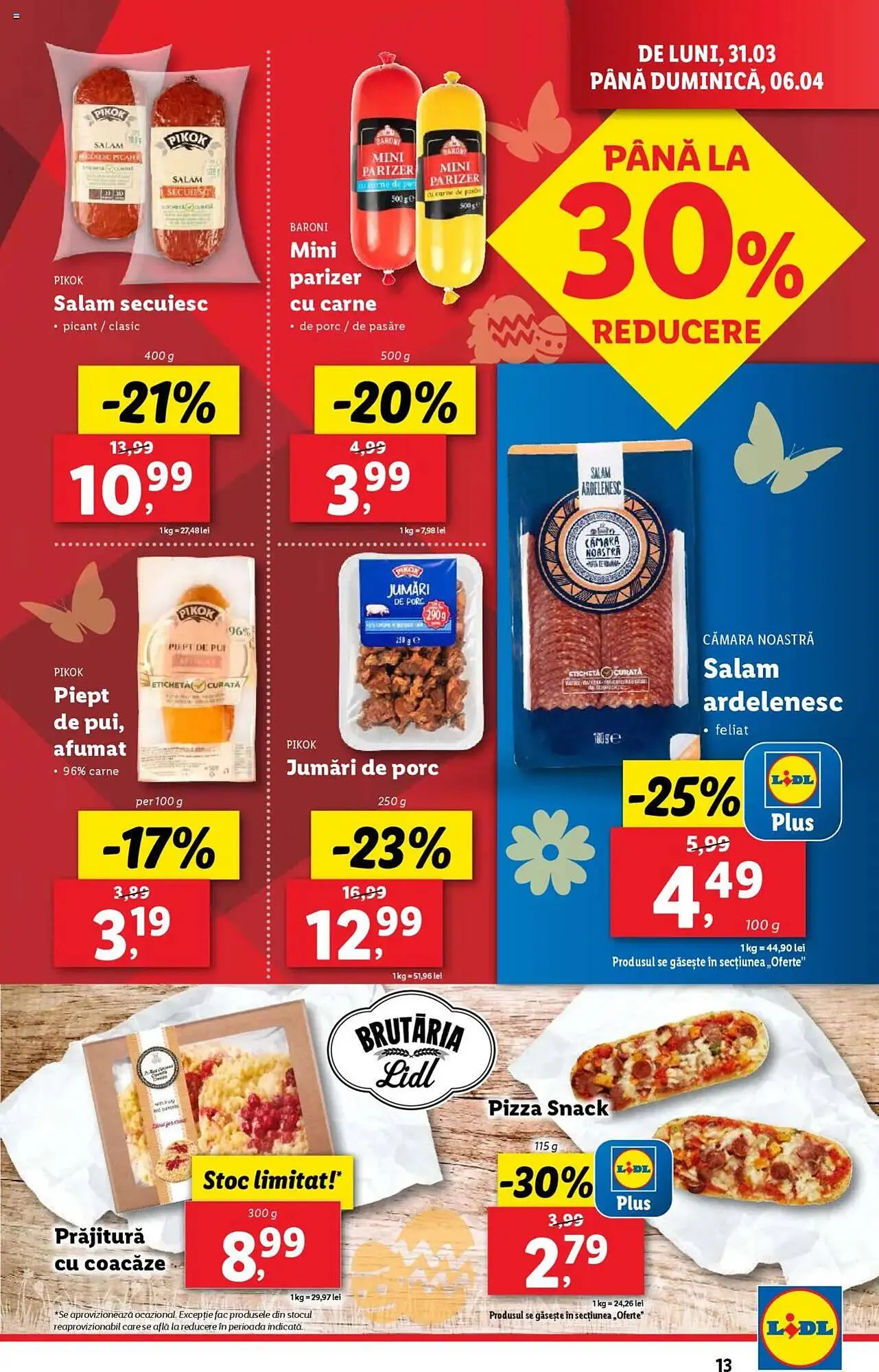 Catalog Catalog Lidl de la 31 martie până la 6 aprilie 2025 - Revista Pagina 13