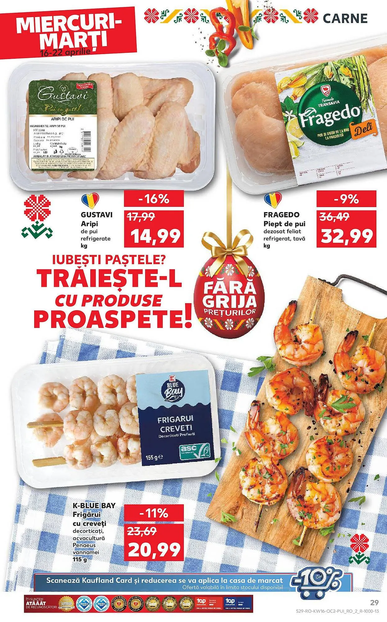 Catalog Catalog Kaufland de la 16 aprilie până la 22 aprilie 2025 - Revista Pagina 29
