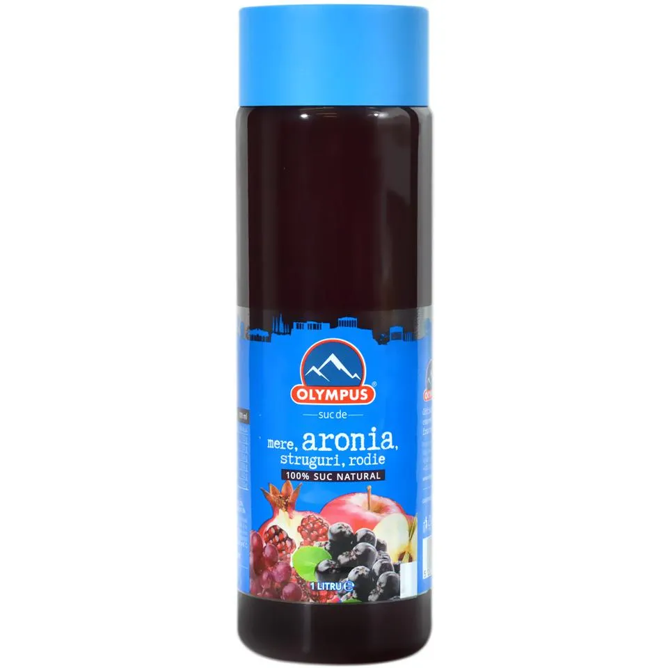 Olympus | Suc natural de mere, aronia, struguri si rodie 1L