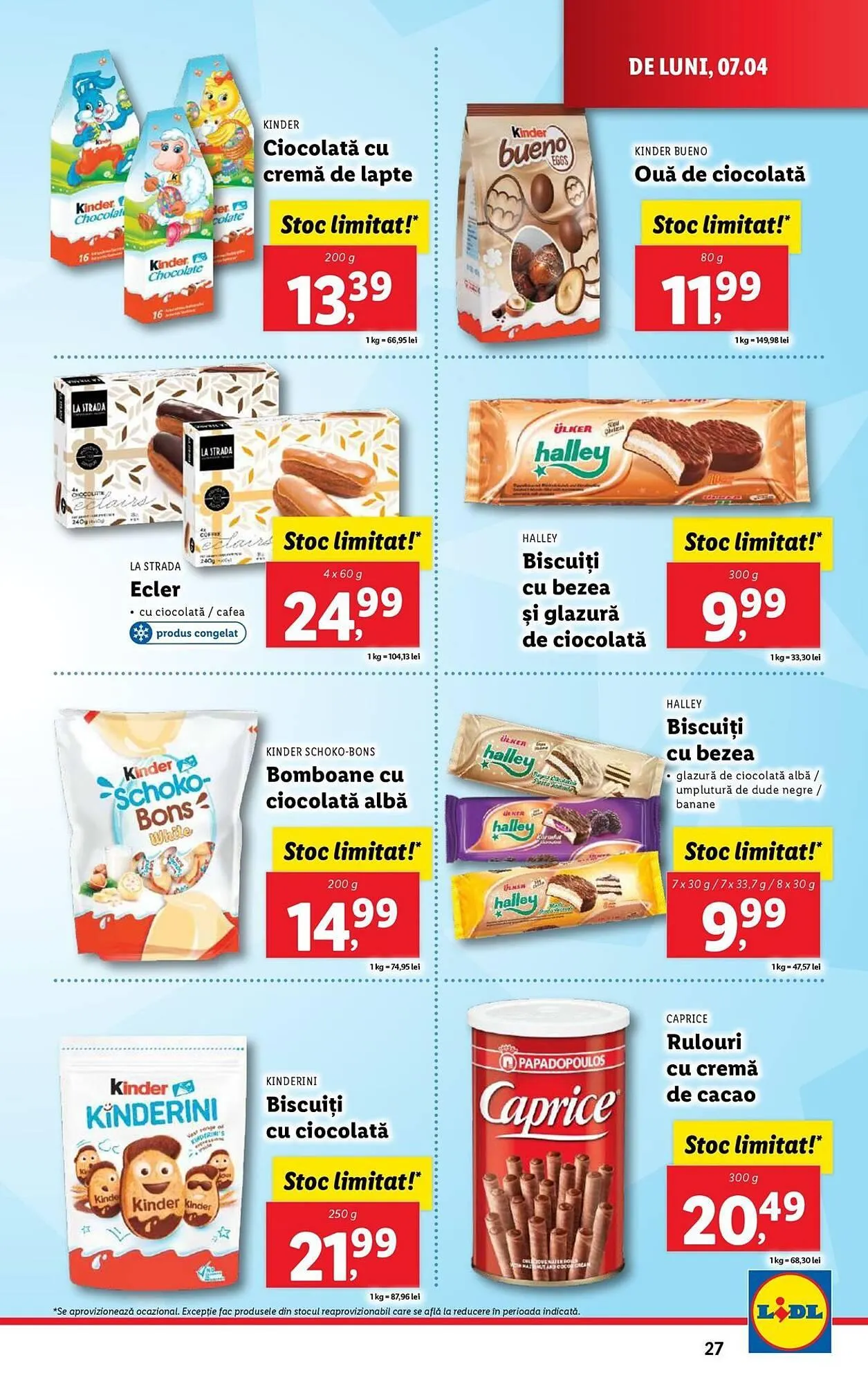 Catalog Catalog Lidl de la 7 aprilie până la 13 aprilie 2025 - Revista Pagina 27