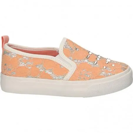 Espadrile din dantela, cu pietre, pentru fete