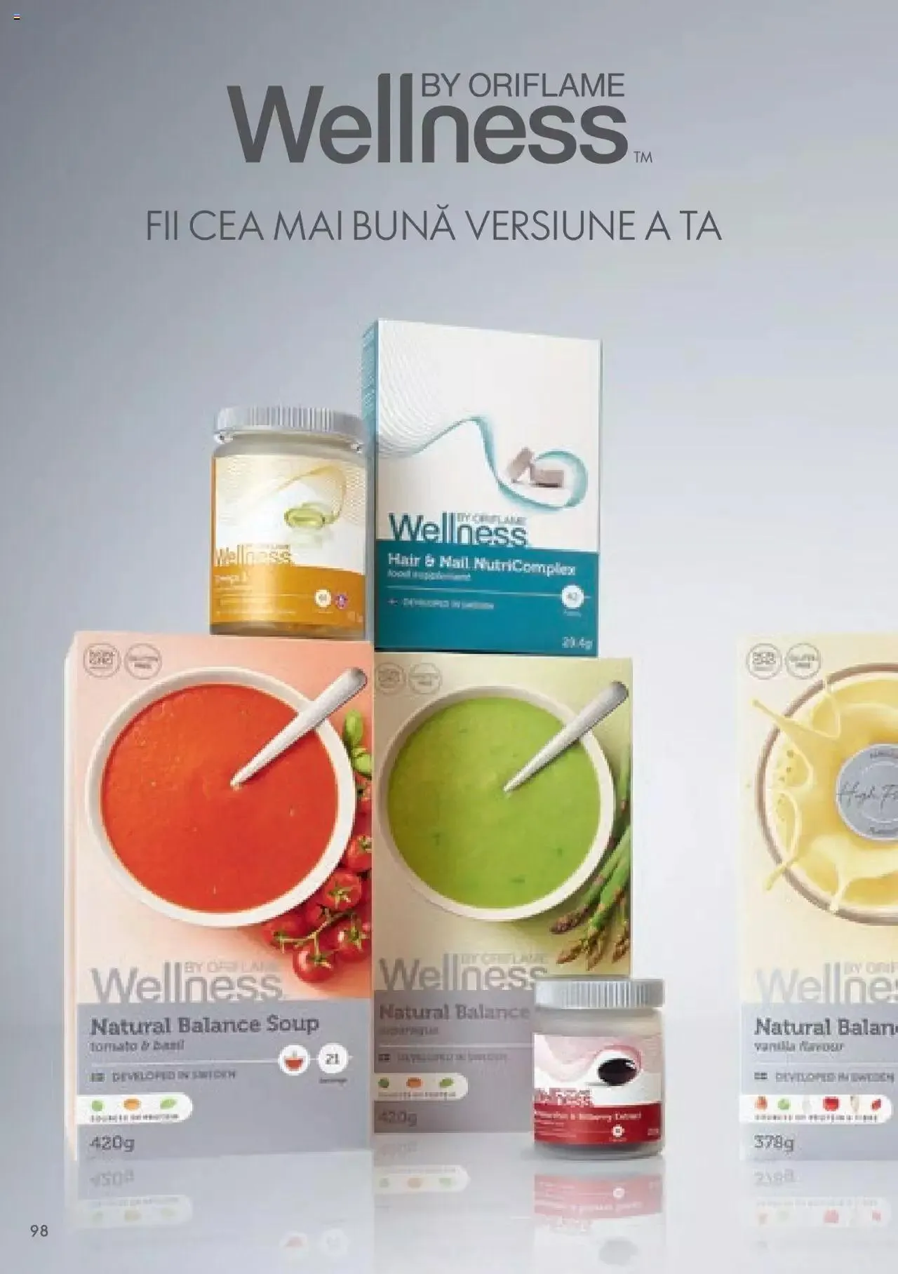 Catalog Oriflame catalog - Ghidul Wellness de la 28 septembrie până la 31 decembrie 2023 - Revista Pagina 98