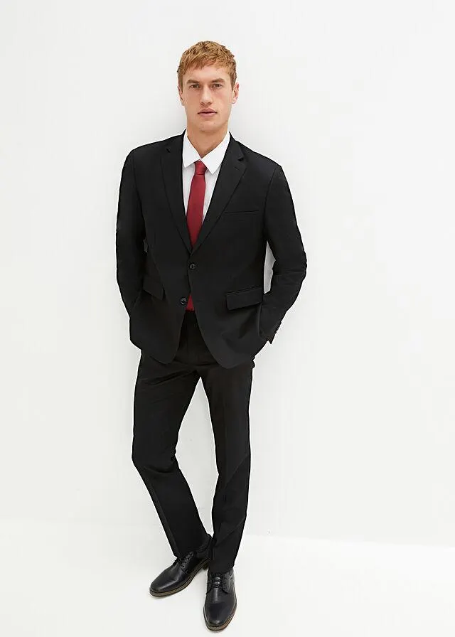 Costum (3piese): sacou, pantaloni, cravată