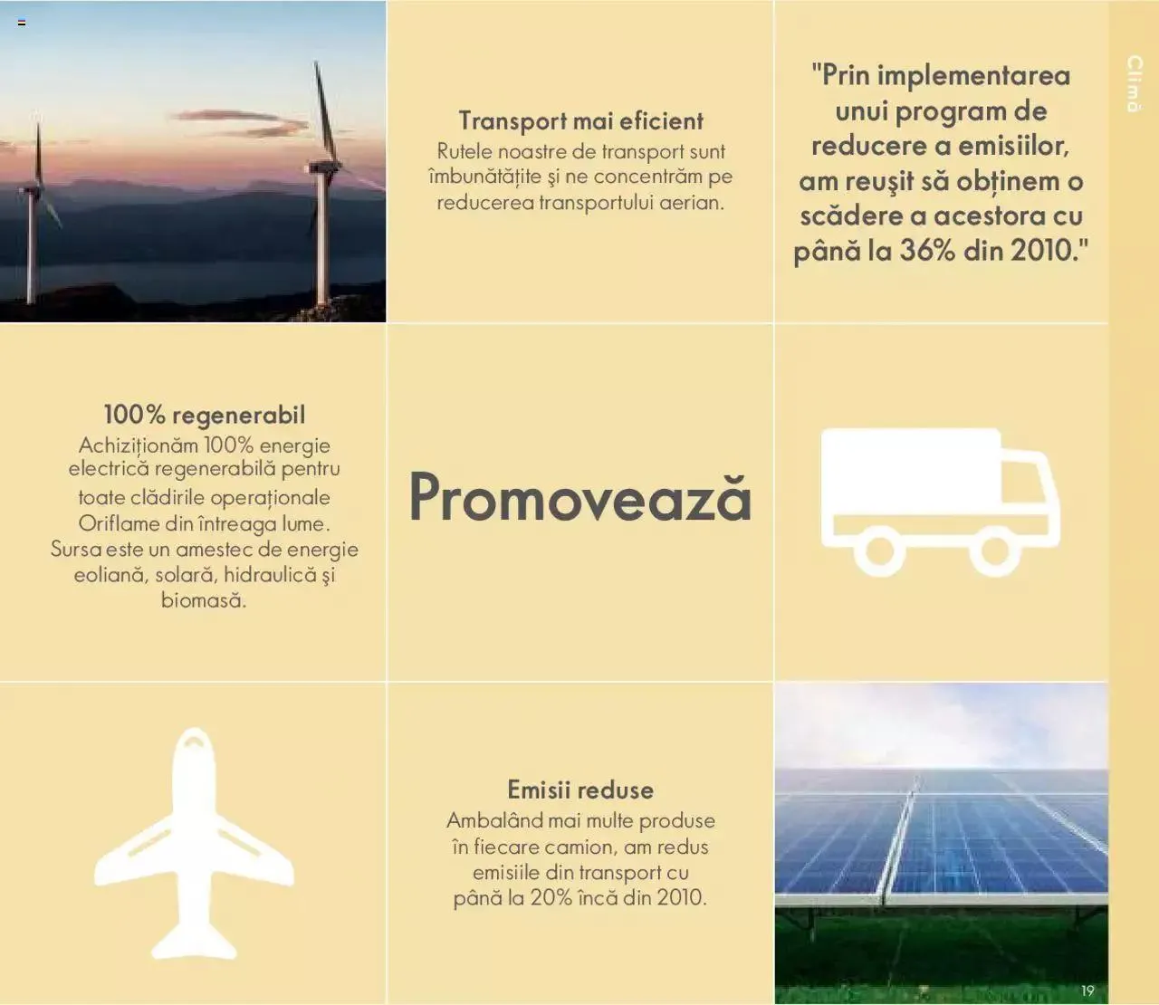 Catalog Oriflame catalog - Broșură Sustenabilitate de la 25 octombrie până la 31 decembrie 2023 - Revista Pagina 19