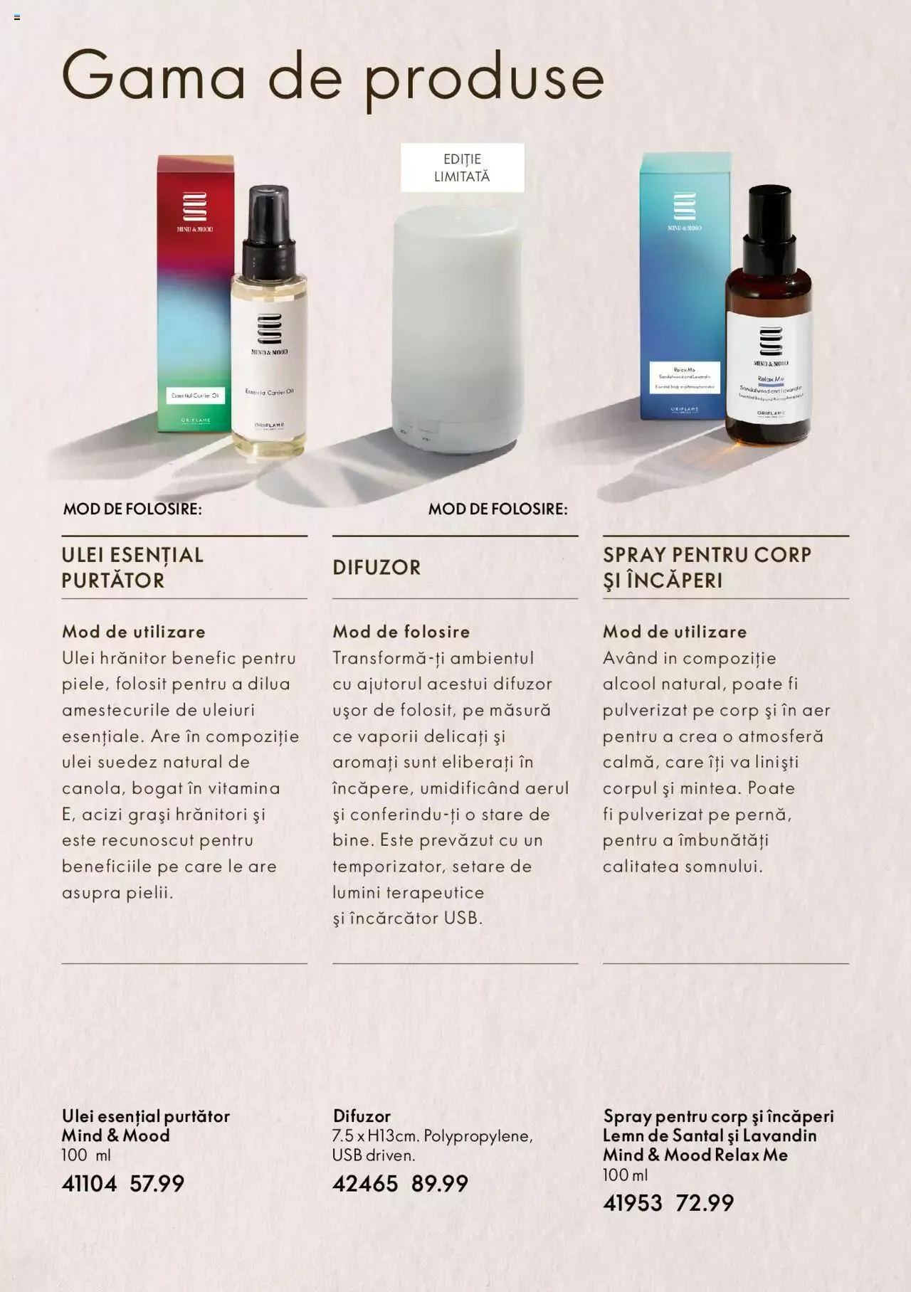 Catalog Oriflame catalog - Ghid Mind & Mood de la 8 martie până la 31 decembrie 2023 - Revista Pagina 13