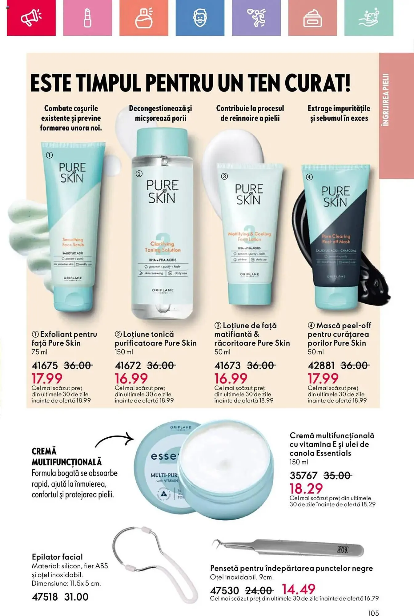 Catalog Catalog Oriflame de la 15 iunie până la 5 iulie 2025 - Revista Pagina 105