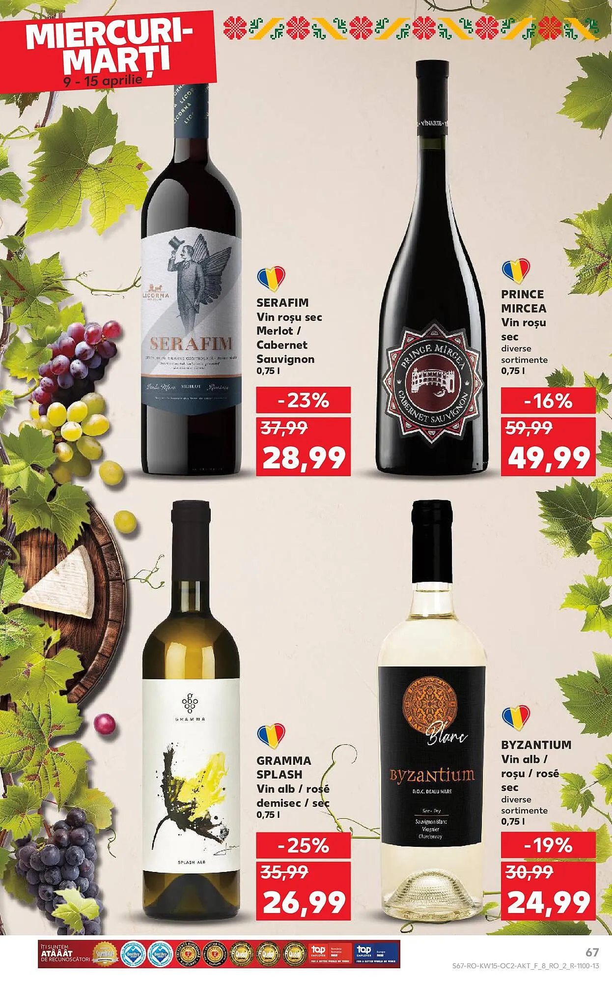 Catalog Catalog Kaufland de la 9 aprilie până la 15 aprilie 2025 - Revista Pagina 67