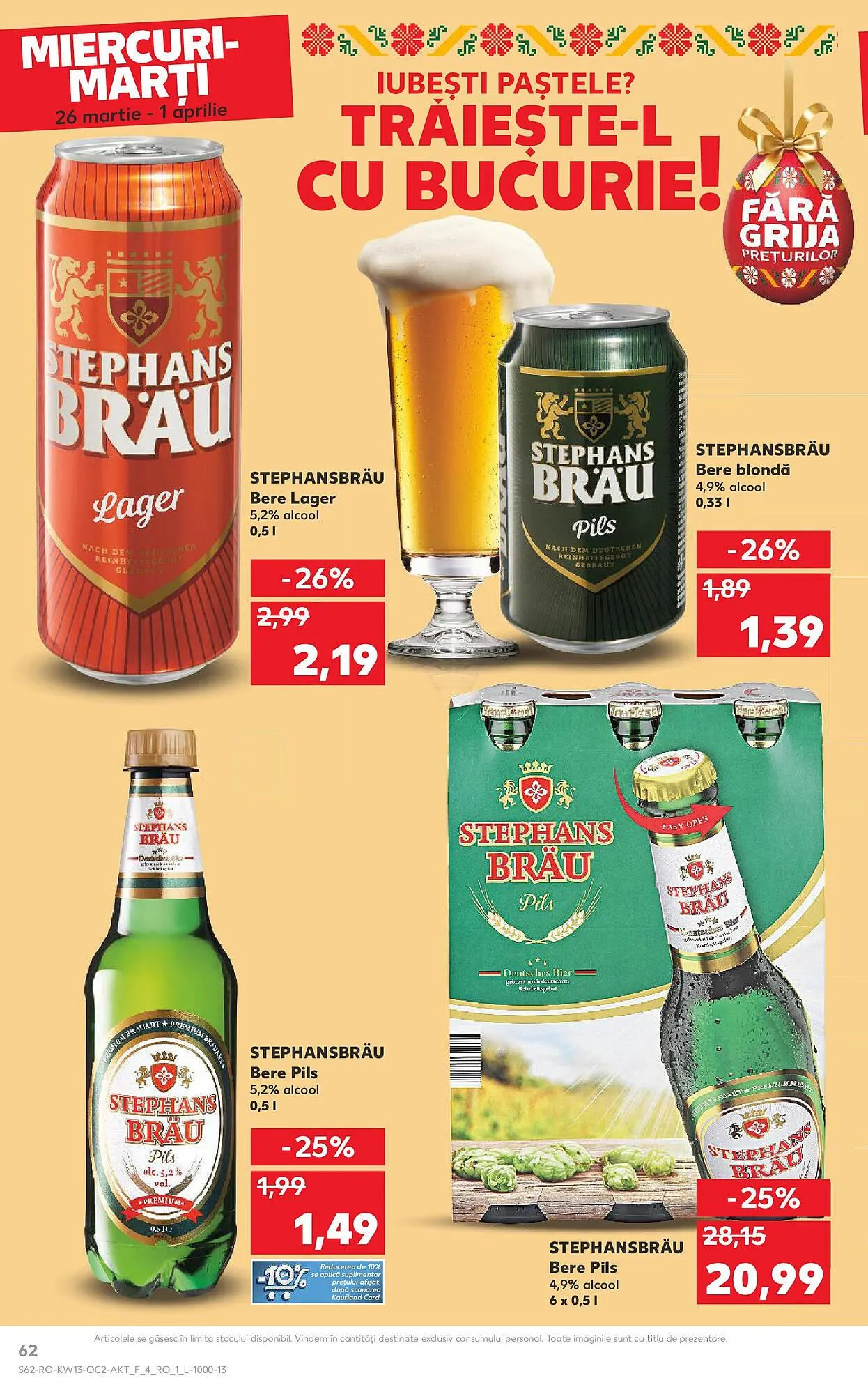 Catalog Catalog Kaufland de la 25 martie până la 30 martie 2025 - Revista Pagina 62
