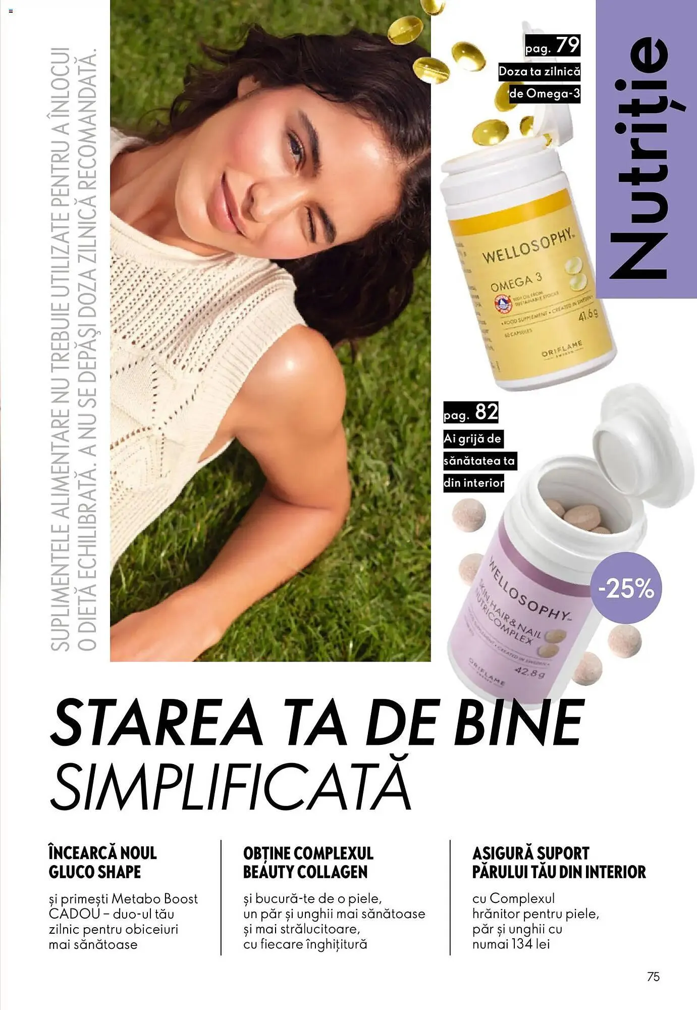 Catalog Catalog Oriflame de la 17 iunie până la 7 iulie 2026 - Revista Pagina 75
