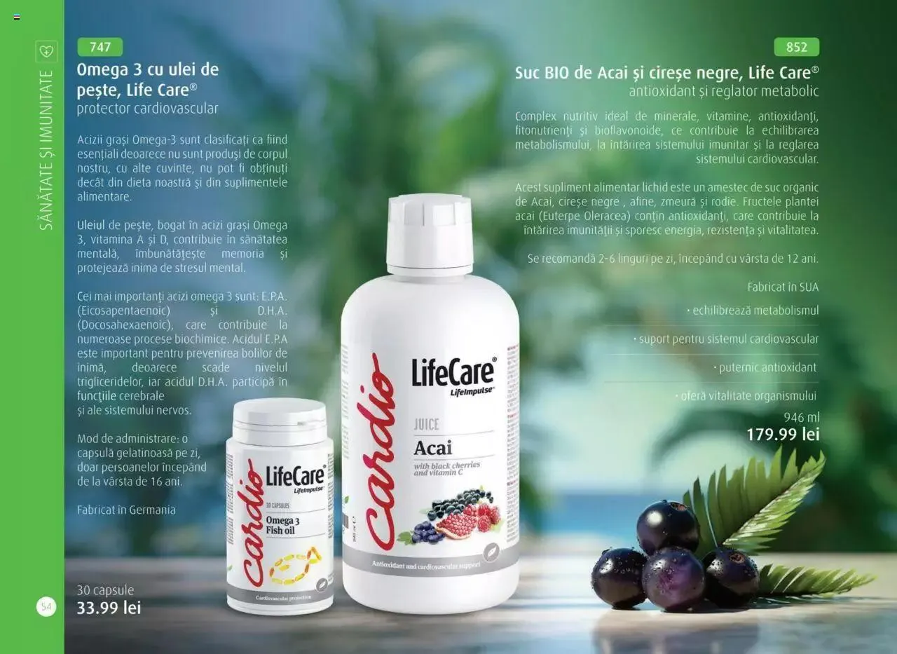 Catalog Life Care - Catalog Life Care toamna 2023 - iarna 2024 de la 1 septembrie până la 31 ianuarie 2024 - Revista Pagina 56