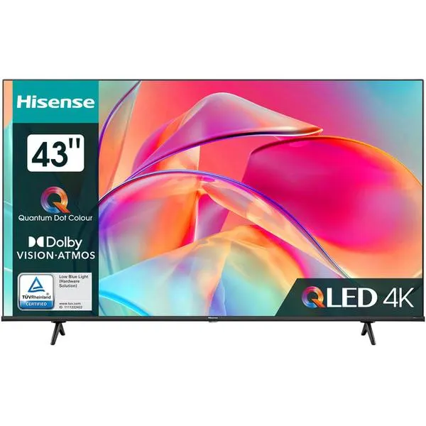 Televizor QLED Smart HISENSE 43E7KQ, Ultra HD 4K, HDR, 108cm