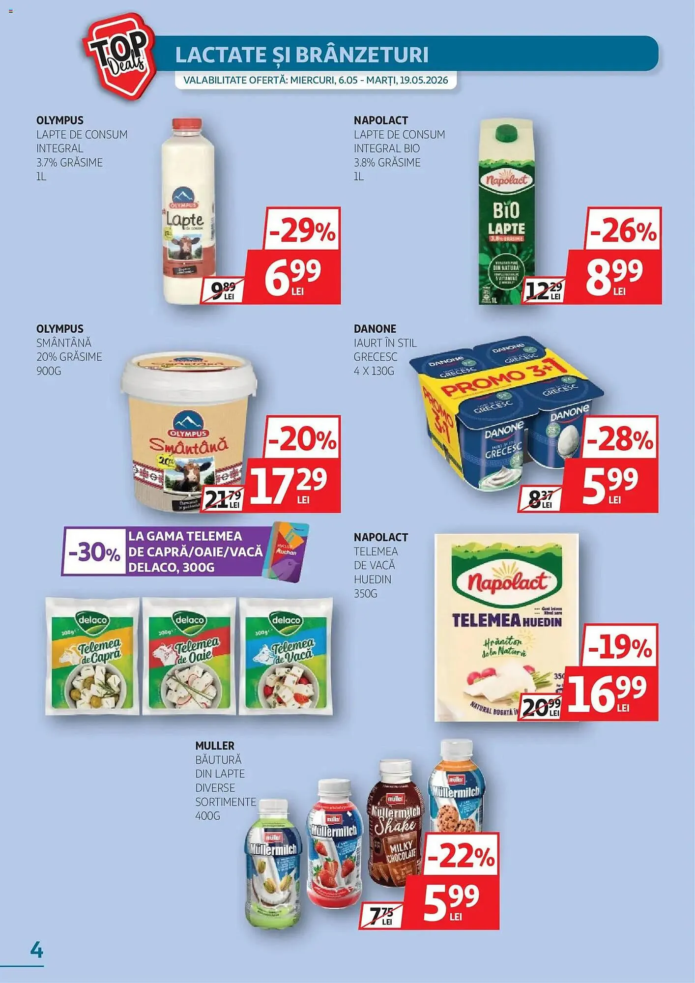 Catalog Catalog Auchan de la 6 mai până la 19 mai 2026 - Revista Pagina 4
