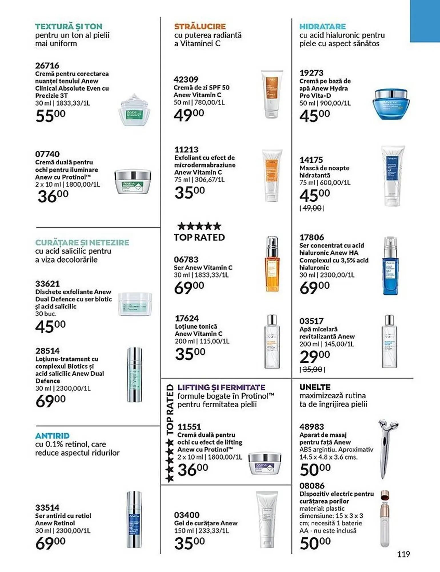 Catalog Avon catalog de la 1 septembrie până la 30 septembrie 2023 - Revista Pagina 119