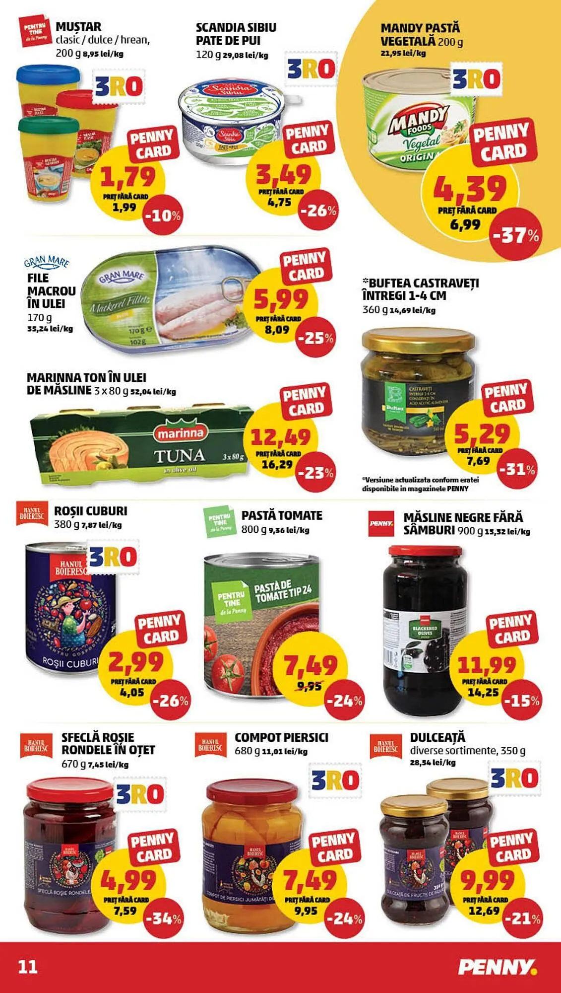 Catalog Catalog Penny de la 22 octombrie până la 28 octombrie 2025 - Revista Pagina 11