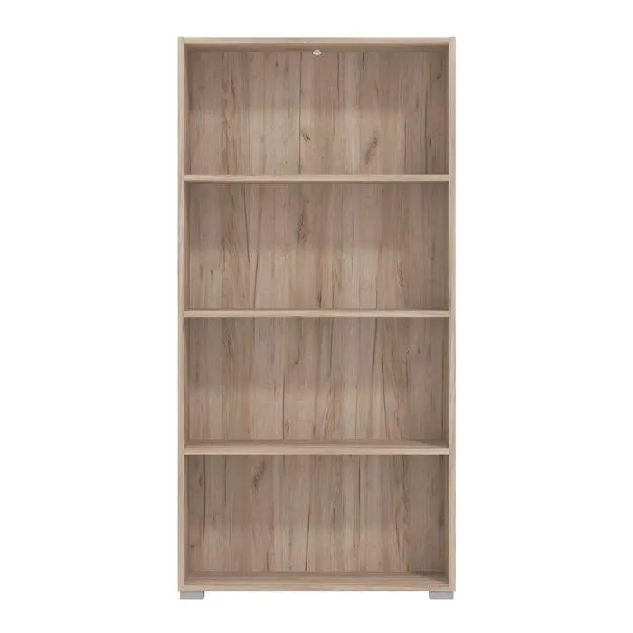 Etajera Tomar 4 SH, HDF, stejar gri, 70 x 24.5 x 142 cm, 1C