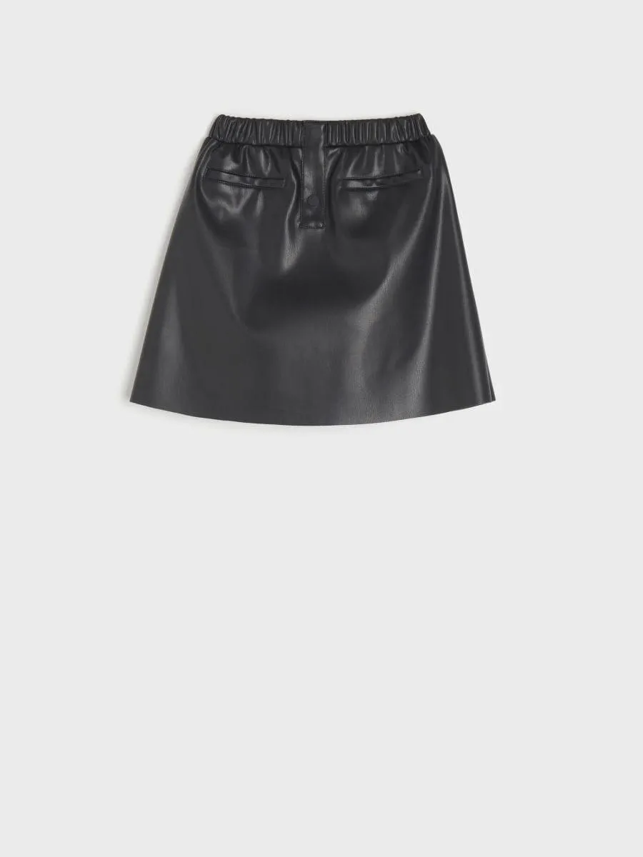 Fustă din piele eco