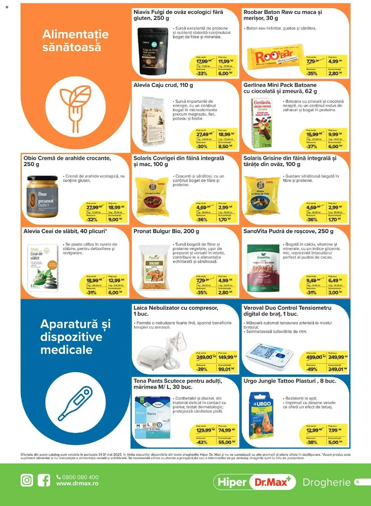 Catalog Catalog Dr.Max de la 1 mai până la 31 mai 2025 - Revista Pagina 5